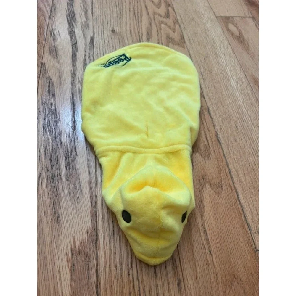 Peeps pet/ dog yellow soft fleece - size small